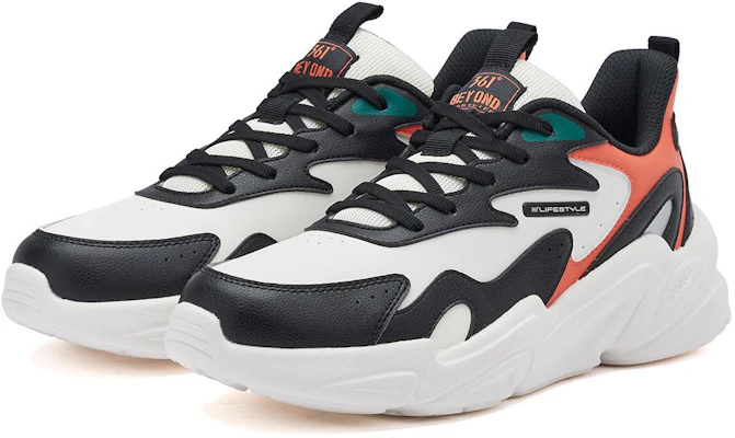 361° ヴィンテージコンフォートカジュアルシューズ「ブラックホワイトオレンジ」672146766F-1 672146766F-1 Shop 361° ヴィンテージコンフォートカジュアルシューズ「ブラックホワイトオレンジ」672146766F-1 672146766F-1