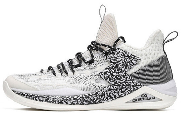 361° x Aaron Gordon QU!K Basketball Shoes 'White Grey' 572021109-4
