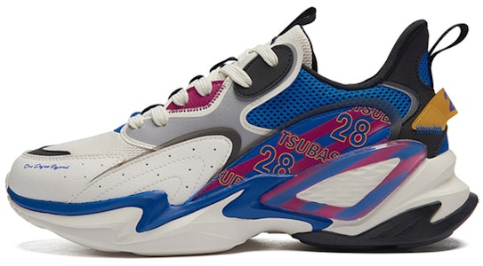 361度 足球小將聯名 復古百搭老爹鞋 白藍 Buy 361度 足球小將聯名 復古百搭老爹鞋 白藍