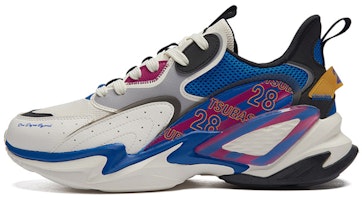 361° x Captain Tsubasa Retro Dad Shoes 'White Blue' 672126774-3 361° x Captain Tsubasa Retro Dad Shoes 'White Blue' 672126774-3