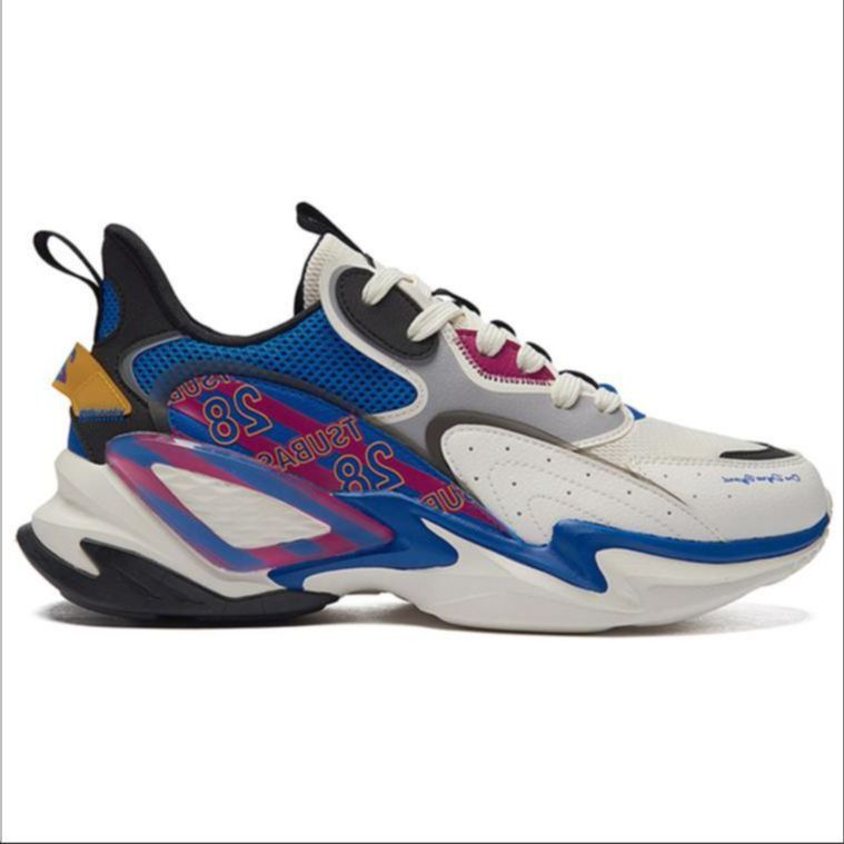 Order 361° x Captain Tsubasa Scarpe Retro Dad ''Bianco Blu'' 672126774-3