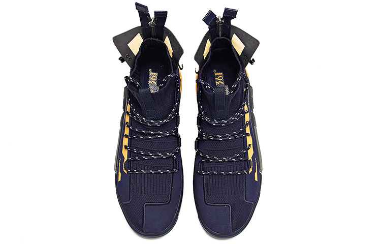 Shop 361° x Gundam High-Top Skateboard Schuhe ''Blau Gelb'' 671936639F-3