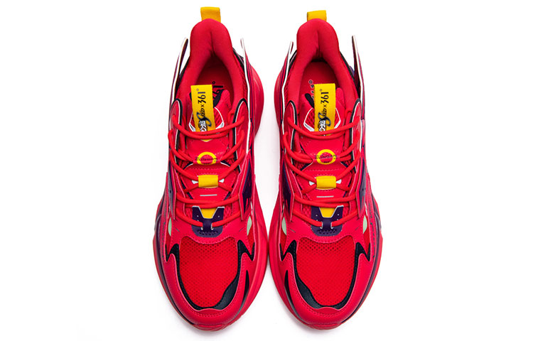 Shop 361° 高達Seed合作 光翼 網布通風休閒鞋 紅