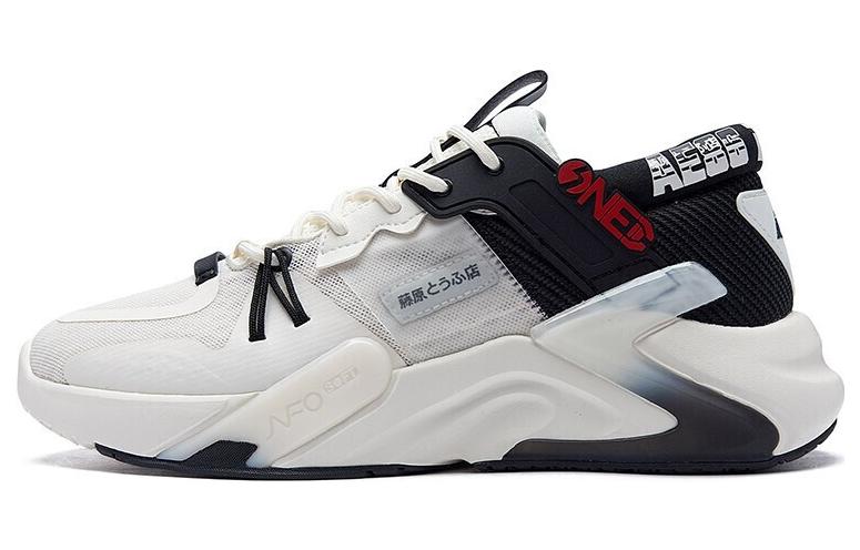 361° x Initial D Casual Shoes 'White Black' 672126705F-1