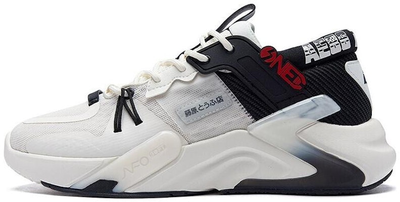 361°×頭文字D カジュアルシューズ 白黒 672126705F-1 Buy 361°×頭文字D カジュアルシューズ 白黒 672126705F-1