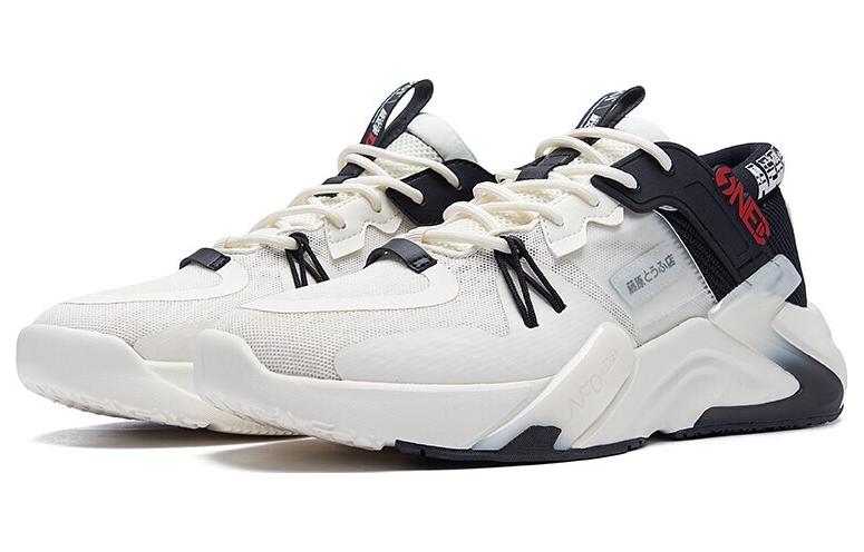 Lookbook 361°×頭文字D カジュアルシューズ 白黒 672126705F-1