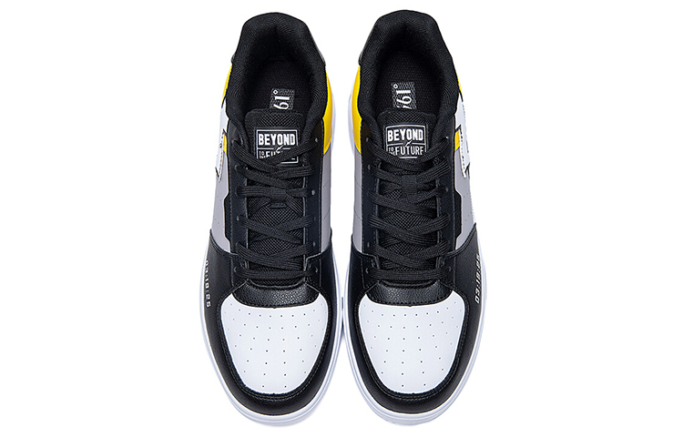 Order 361° QQ飛車聯名 NFO科技 時尚低筒滑板鞋 黑灰