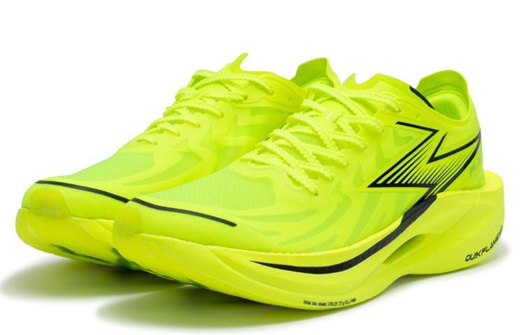 Lookbook 361° x Qu!k Foam Flying Flame 2 'Kuning Neon Hijau' 672312214-9