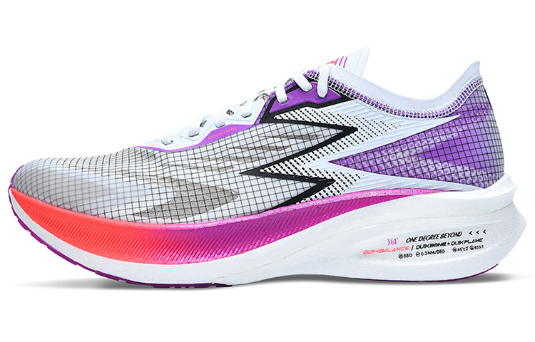 Buy 361° x Qu!k Foam Flying Flame PB Sepatu Lari 'Putih Ungu' 572122229-1