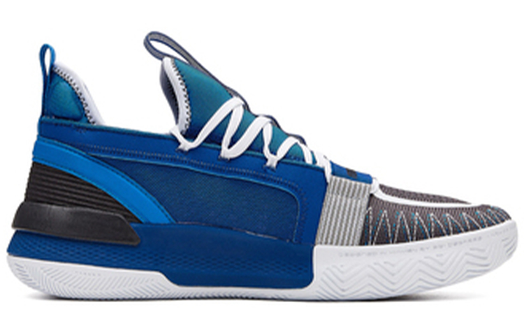 Order 361° 燃戰 Q彈科技 耐磨防滑減震 高筒 籃球鞋 藍白色