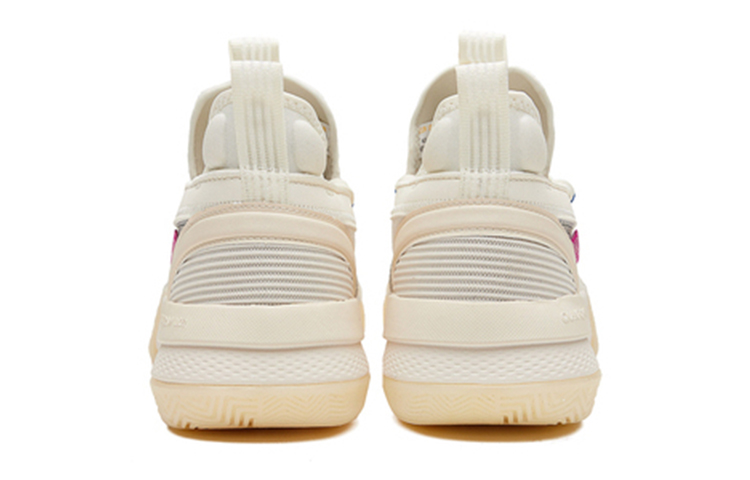 Lookbook 361° 燃戰 Q彈科技 減震回彈 中筒 實戰籃球鞋 男款 米白