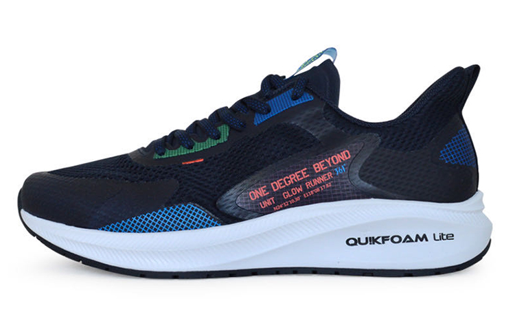 361° x QU!KFOAM Running Shoes 'Black Blue' 572012216-7