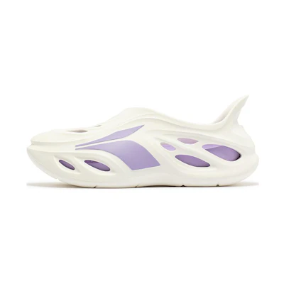 361° Youjing Beach Clog Sandals 'Priceless Care Purple Beige'