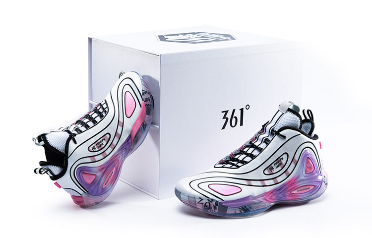 361° Zen Dunk 'Full Set White Pink' N600006001-1
