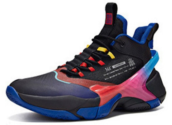 361度 战籃 防滑透氣籃球鞋 黑藍 Lookbook 361度 战籃 防滑透氣籃球鞋 黑藍