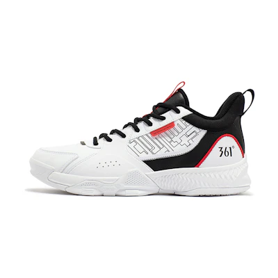 361° Basketball Low 'White/Flame Red'