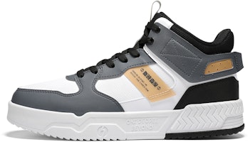 361° High-Top Sneaker 'Grey White' 672146608B-9 361° High-Top Sneaker 'Grey White' 672146608B-9