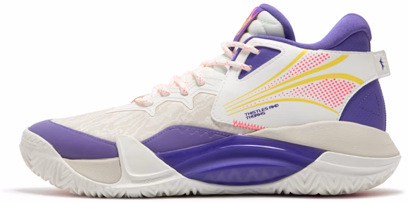 361° Mid-Top Basketball Sneakers 'Feather White/Ultraviolet' 672341108-5 Buy 361° Mid-Top Basketball Sneakers 'Feather White/Ultraviolet' 672341108-5