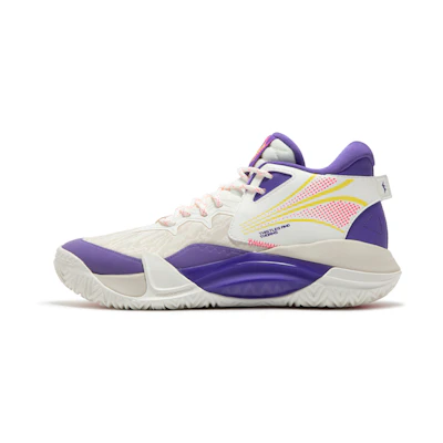361° Mid-Top Basketball Sneakers 'Feather White/Ultraviolet'
