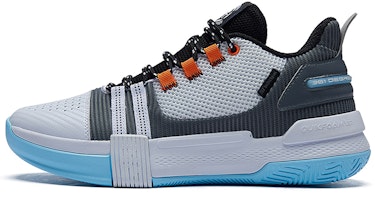 361° Q-Bounce Technology Low-Top Basketball 'White Grey' 672121101-3 361° Q-Bounce Technology Low-Top Basketball 'White Grey' 672121101-3