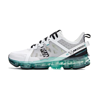 361° Space Walking Air Cushion 'White Green'