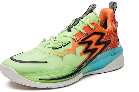 361° 大三元 3.0 三生萬物 緩衝 耐磨 低筒 實戰籃球鞋 男款 藍綠橙 Lookbook 361° 大三元 3.0 三生萬物 緩衝 耐磨 低筒 實戰籃球鞋 男款 藍綠橙