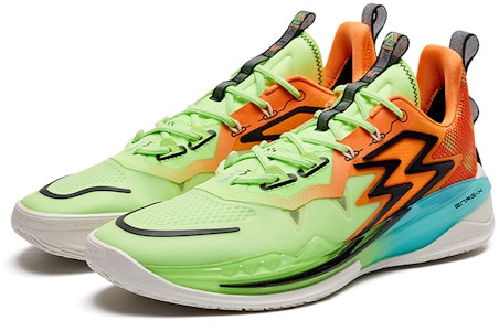 361° 大三元 3.0 三生萬物 緩衝 耐磨 低筒 實戰籃球鞋 男款 藍綠橙 Shop 361° 大三元 3.0 三生萬物 緩衝 耐磨 低筒 實戰籃球鞋 男款 藍綠橙