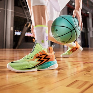 361° 大三元 3.0 三生萬物 緩衝 耐磨 低筒 實戰籃球鞋 男款 藍綠橙 1