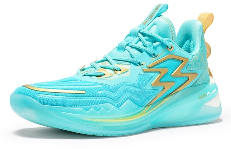361° 大三 3.0 專業版 三星堆 減震耐磨 低筒 籃球鞋 男款 冰藍金 Order 361° 大三 3.0 專業版 三星堆 減震耐磨 低筒 籃球鞋 男款 冰藍金