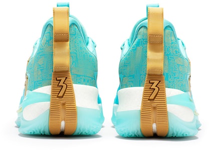 361° 大三 3.0 專業版 三星堆 減震耐磨 低筒 籃球鞋 男款 冰藍金 Shop 361° 大三 3.0 專業版 三星堆 減震耐磨 低筒 籃球鞋 男款 冰藍金