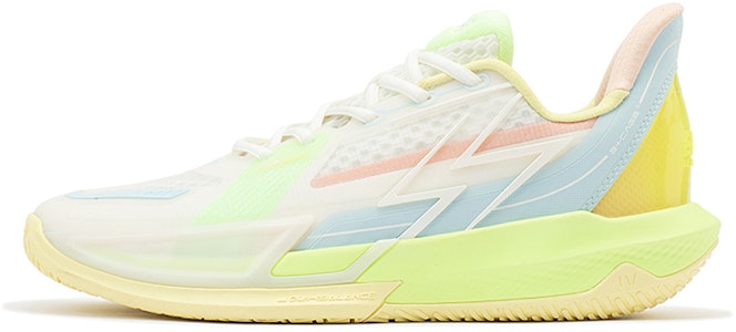 361° 大三 4.0 快速 晴空降震防滑耐磨 低筒 實戰籃球鞋 男款 白黃 Buy 361° 大三 4.0 快速 晴空降震防滑耐磨 低筒 實戰籃球鞋 男款 白黃