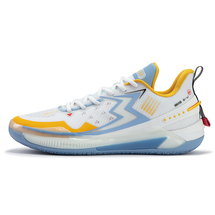 361 Degrees BIG3 5.0 Quick Basketball Shoes Low-Top Blue Breathable Sneakers 672431118-1