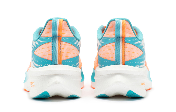 Shop 361° 翔燃ET 1.5 全力加速 舒適彈性 減震透氣耐磨 低筒 跑步鞋 男款 螢光超級橙扣環藍