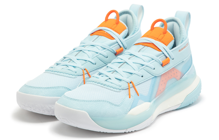 Lookbook 361度 燃戰3.0 休閒百搭 防滑耐磨 低筒 籃球鞋 男款 冰川藍