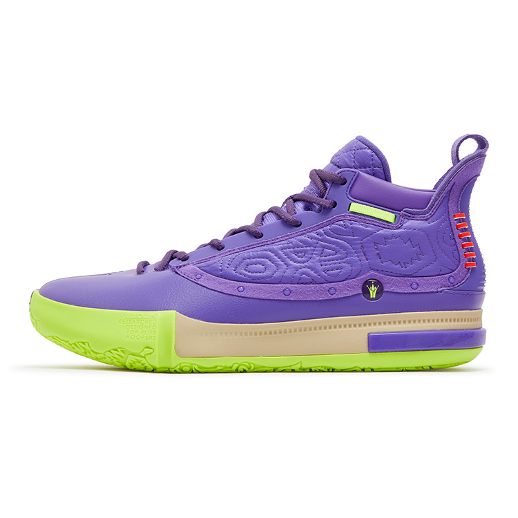 361 Degrees Joker 1 Nikola Jokic High-Top Basketball Shoes Mystic Purple 572511108-2