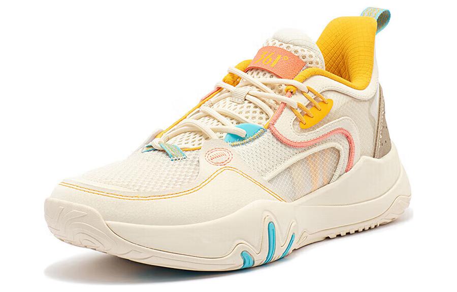 Order 361° 熔岩 耐磨減震 低筒 籃球鞋 男款 米黃