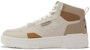 361° Mid Top 'Susu Gandum/Coklat Gandum' 672246606B-5