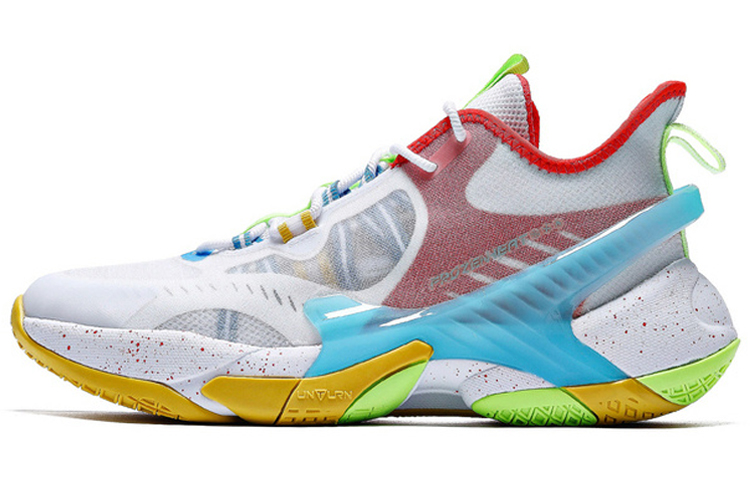 361° Performance Basketball Low 'White Blue Red' 572021113-2