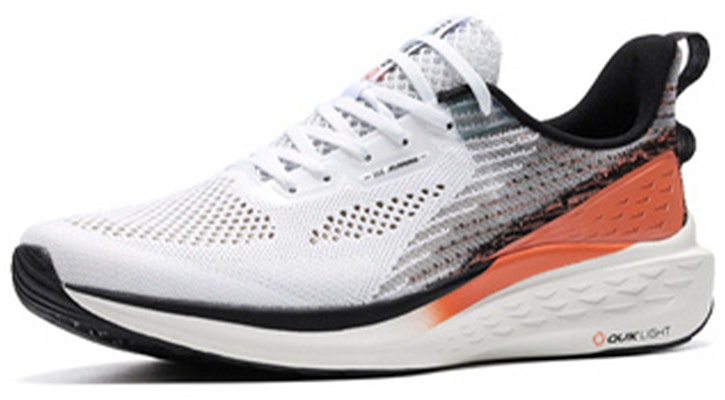 361° QU!K Light Breathable Running Shoes 'White Black Orange' 572022241-5 Lookbook 361° QU!K Light Breathable Running Shoes 'White Black Orange' 572022241-5