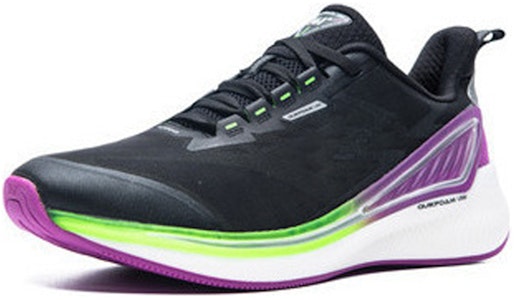 361° QU!K LITE Zapatillas Ligeras Transpirables para Correr 'Negro Morado' 572032218-7 Lookbook 361° QU!K LITE Zapatillas Ligeras Transpirables para Correr 'Negro Morado' 572032218-7