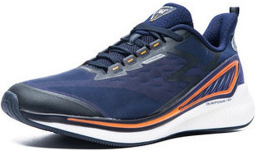 361度 夜影 減震防滑耐磨 低筒 跑步鞋 男款 藍橘白 Lookbook 361度 夜影 減震防滑耐磨 低筒 跑步鞋 男款 藍橘白