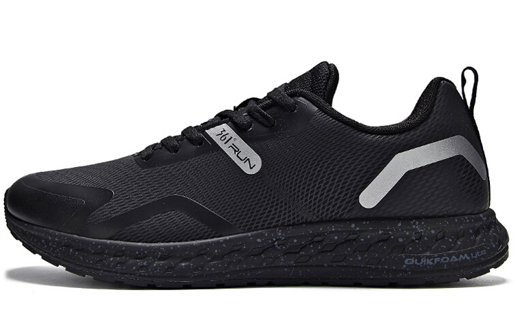 Buy Sepatu Lari 361° Quick Foam 'Hitam Perak' 571932263F-5