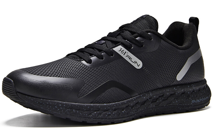 361° Quick Foam Running Shoes 'Black Silver' 圖 2