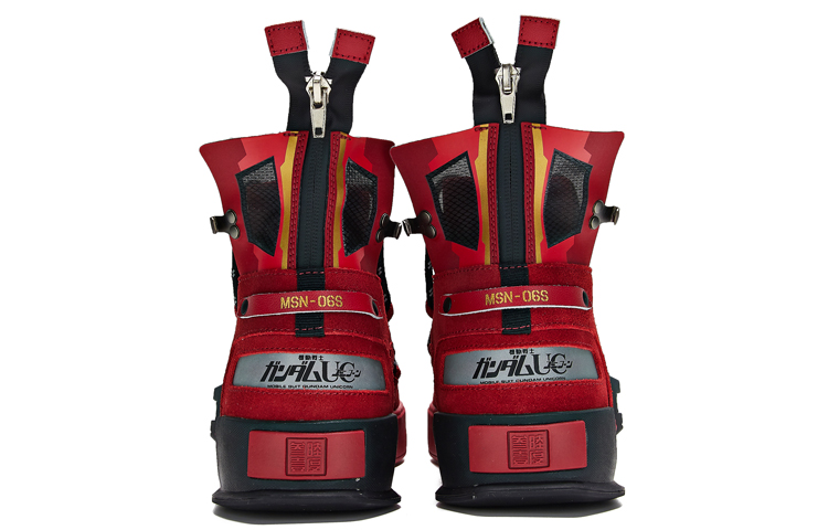 Lookbook 361° 高達聯名款 休閒 中筒 板鞋 男款 體育紅