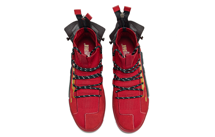 Shop 361° 高達聯名款 休閒 中筒 板鞋 男款 體育紅