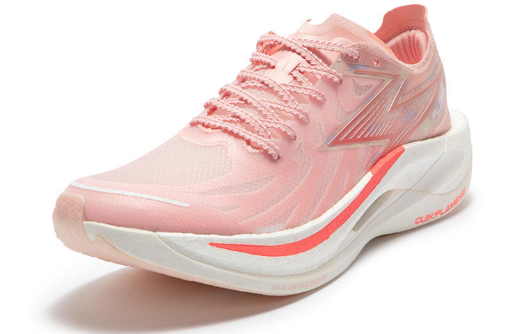 Order 361° 飛燃2 人民非常行 有彈性科技 碳纖板 低筒 跑步鞋 男女款 嫩桃紅