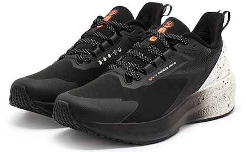 361° 雨幕 7代 墨雨 舒適 減震防滑 低筒 跑步鞋 男款 曜石黑/螢光紅橙色 Lookbook 361° 雨幕 7代 墨雨 舒適 減震防滑 低筒 跑步鞋 男款 曜石黑/螢光紅橙色