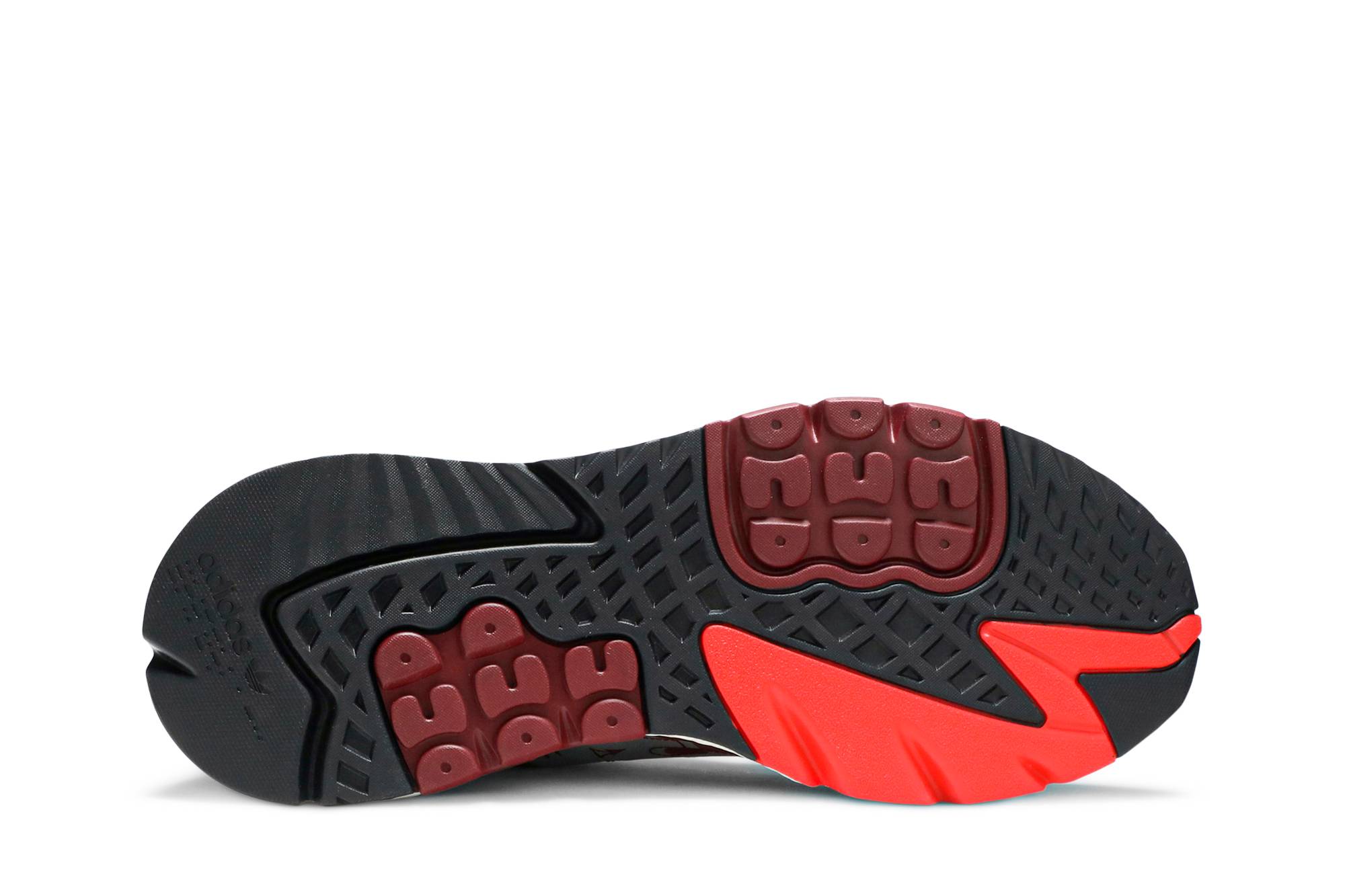 Shop 3M×アディダス ナイトジョガー バーガンディ EE5870