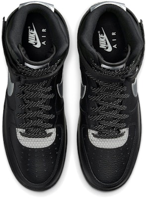 3M x Nike Air Force 1 Tinggi 'Hitam' CU4159-001 Lookbook 3M x Nike Air Force 1 Tinggi 'Hitam' CU4159-001
