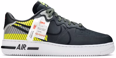 3M x Nike Air Force 1 React LX 'Anthracite Volt' CT3316-003 3M x Nike Air Force 1 React LX 'Anthracite Volt' CT3316-003